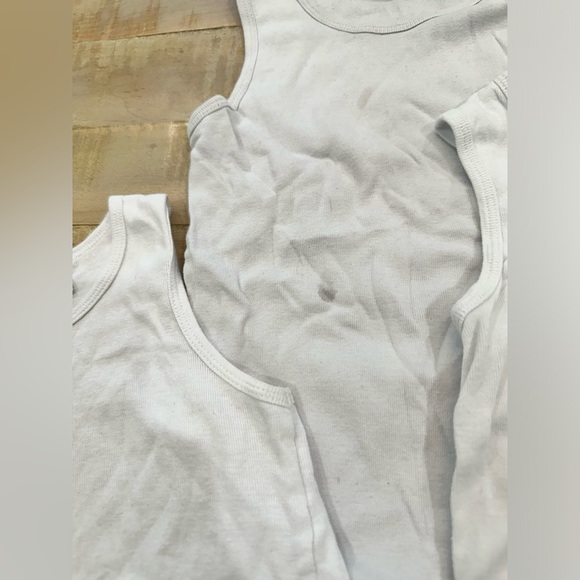 Bundle 8 toddler boys Zara white tee undershirts tops long sleeve - Picture 12 of 13